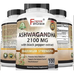 Ashwagandha 2100MG with black pepper extract - 1