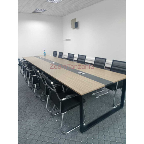 Conference table and 12 chairs full set