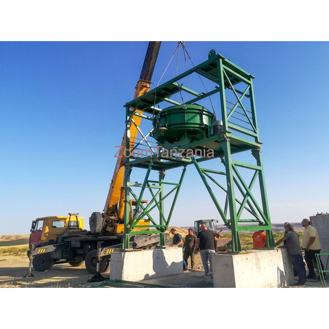 Concrete Batching Plant 30 m³ (Pan Mixer) for Sale - 1/4