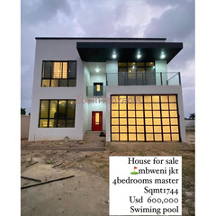 NEW HOUSE FOR SALE MBWENI JKT