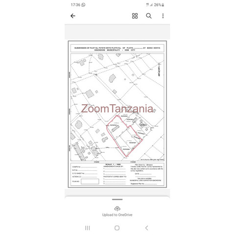 Plot for sale Mbweni Block B - 4/4