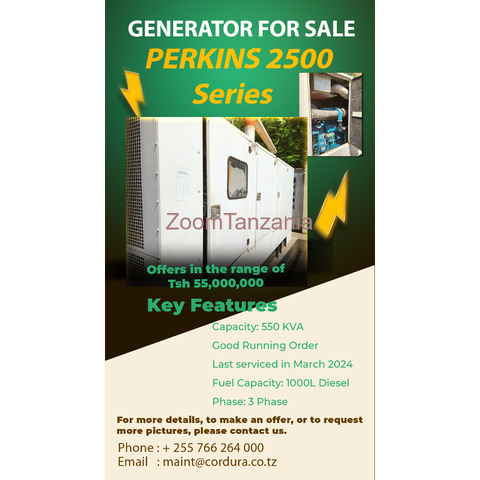 PERKINS GENERATOR  2500  Series - 3/3