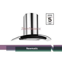 Newmatic H76.9S Kitchen Chimney Hood Wall Mounted Range Hood Glass Cooker Hood