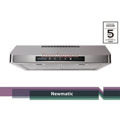 Newmatic H18.6S Undermount Chimney Slim Hood
