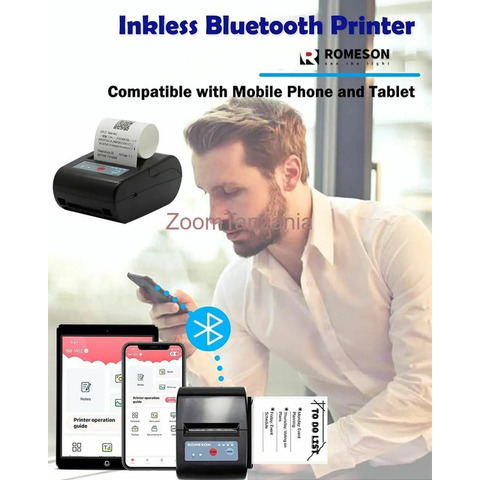 PORTABLE BLUETOOTH PRINTER - 3/4