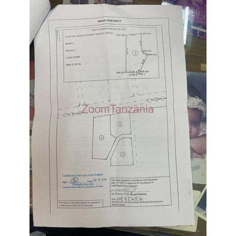 Industrial area commercial plots are available in Mwanza - 2/3