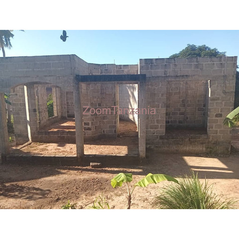 Unfinished house for sale Mkokozi Toangoma - 1/4