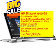 HP EliteBook X360 G2 (Bang & Olufsen) Touch screen, Tablet