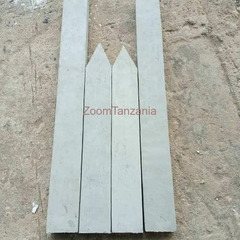 White plastic timber