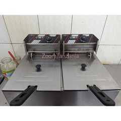 ELECTRIC 6L + 6L DEEP FRYER - 2