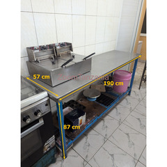 ALUMINIUM STAINLESS STEEL TABLE - 3