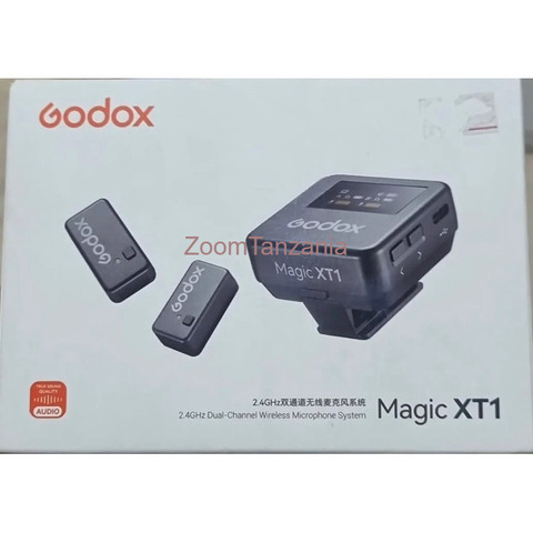 Godox Magic XT1-CL 2-Person Wireless Microphone System with USB-C and Lightning Adapters (2.4 GHZ)