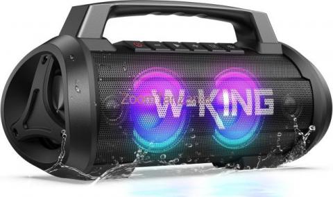 W-KING Portable Bluetooth Wireless Speaker – 120W Peak, 70W Loud, Waterproof - 1/6