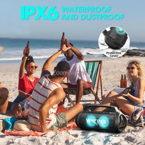 W-KING Portable Bluetooth Wireless Speaker – 120W Peak, 70W Loud, Waterproof - 5/6