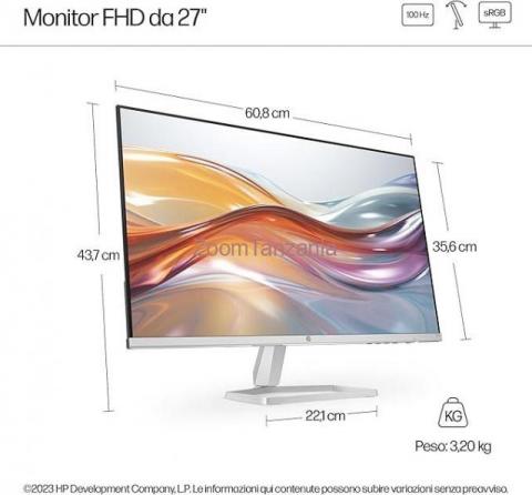 The HP Series 5 27" FHD Monitor (527SF) - 2/3