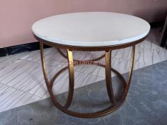 White and Gold Coffee Table