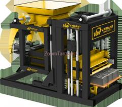 CONCRETE BLOCK – PAVING BLOCK AND CURBSTONE PRODUCTION MACHINE (AS A SET)