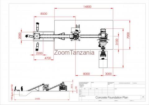 CONCRETE BLOCK – PAVING BLOCK AND CURBSTONE PRODUCTION MACHINE (AS A SET) - 4/5