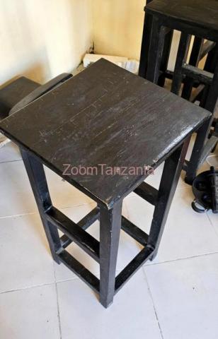 Wooden Stool Tables - 2/5