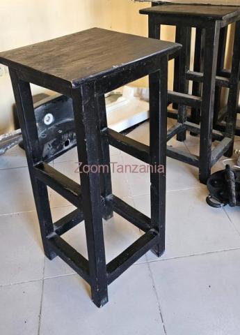 Wooden Stool Tables - 4/5