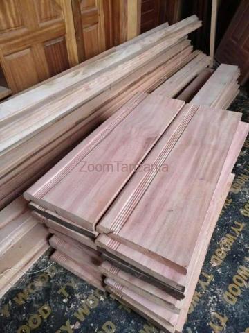 Mahogany stairs steps each piece of 4ft(48") - 2/4