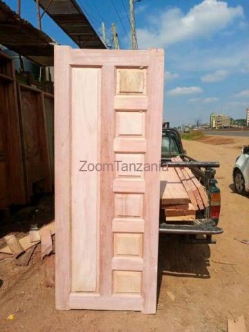 Solid mahogany security panel doors - 5/6